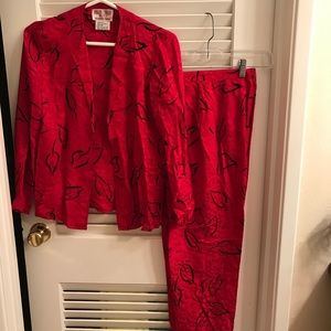 Maggie London 100% Silk Pantsuit